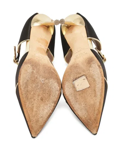 Pre-owned Malone Souliers  110mm Imogen T-bar High-heel Pumps