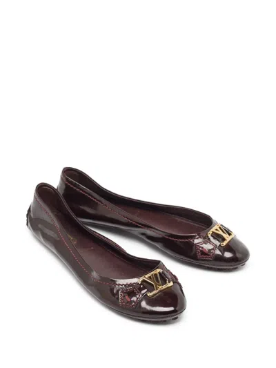 Pre-owned Louis Vuitton Embellished Ballet Flats