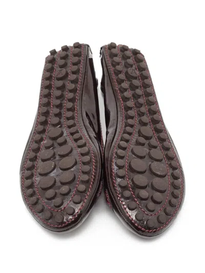 Pre-owned Louis Vuitton Embellished Ballet Flats