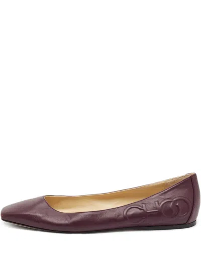 Pre-owned Jimmy Choo Leather Ballet Flats