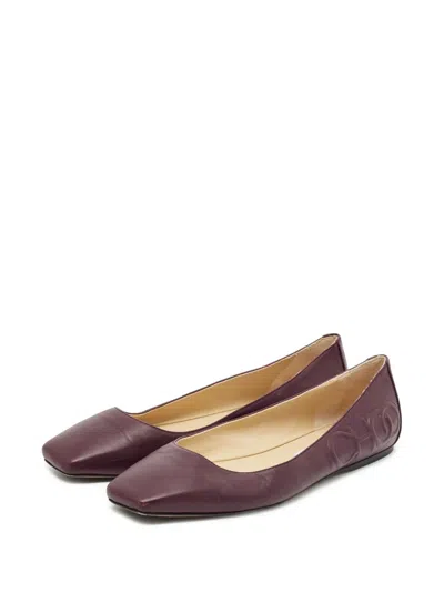 Pre-owned Jimmy Choo Leather Ballet Flats