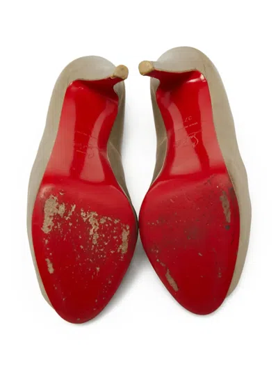 Pre-owned Christian Louboutin 120mm Metallic Pumps