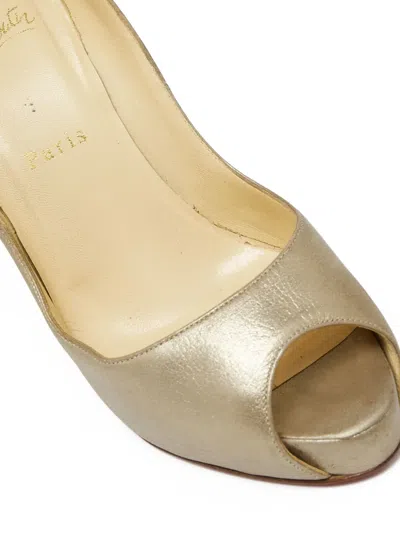 Pre-owned Christian Louboutin 120mm Metallic Pumps