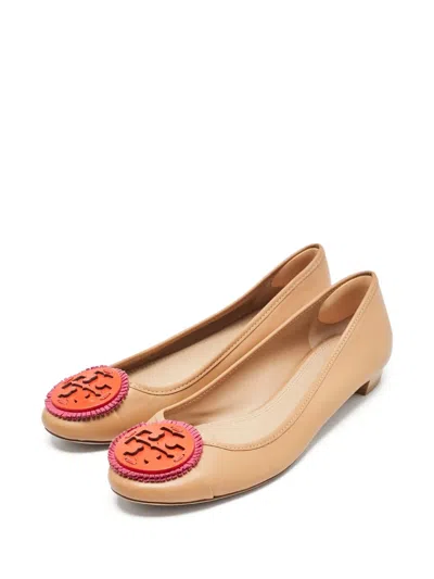 Pre-owned Tory Burch  Miller Fringed Ballet Flats