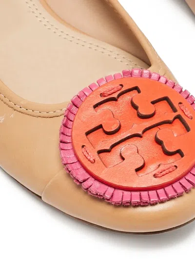 Pre-owned Tory Burch  Miller Fringed Ballet Flats