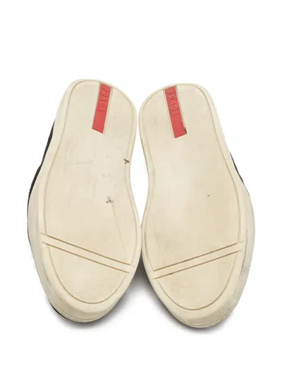 Pre-owned Prada Suede Slip-on Sneakers
