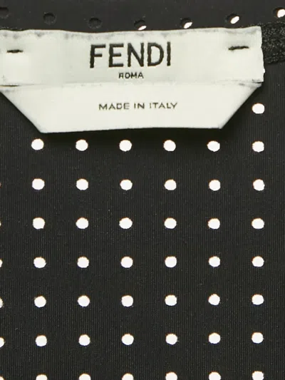 Pre-owned Fendi Logo-print Sleeveless Top