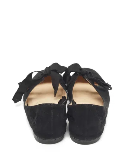 Pre-owned Christian Louboutin Suede Ballet Flats
