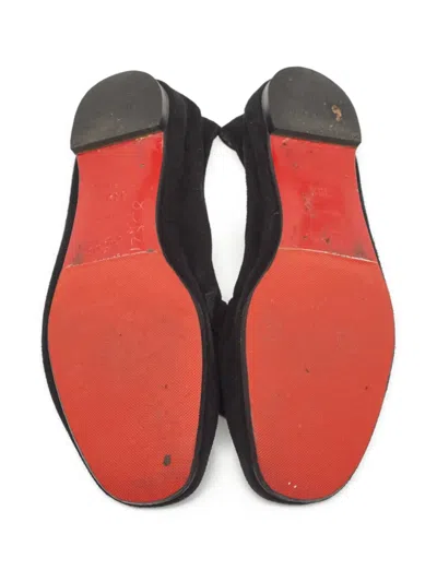 Pre-owned Christian Louboutin Suede Ballet Flats