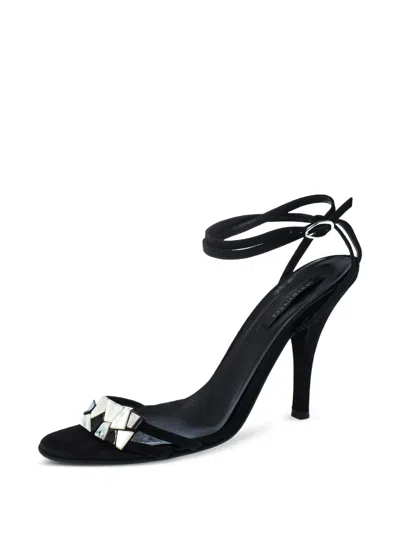 Pre-owned Sergio Rossi Vintage  105mm Suede Sandals