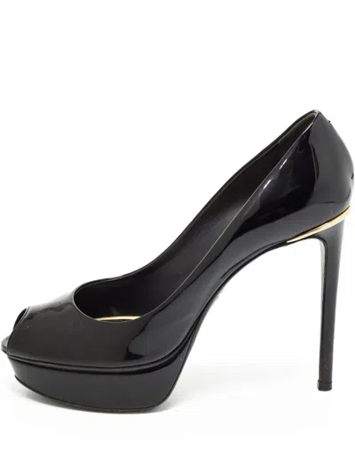 Pre-owned Louis Vuitton Platform Peep-toe Heels