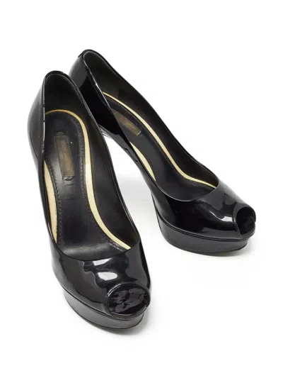 Pre-owned Louis Vuitton Platform Peep-toe Heels