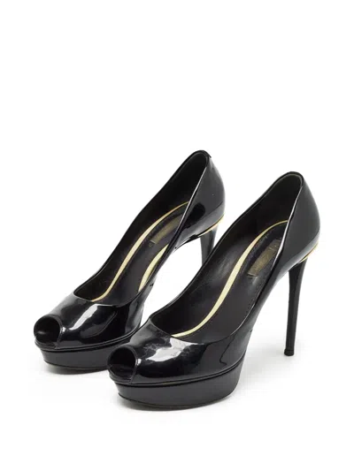 Pre-owned Louis Vuitton Platform Peep-toe Heels