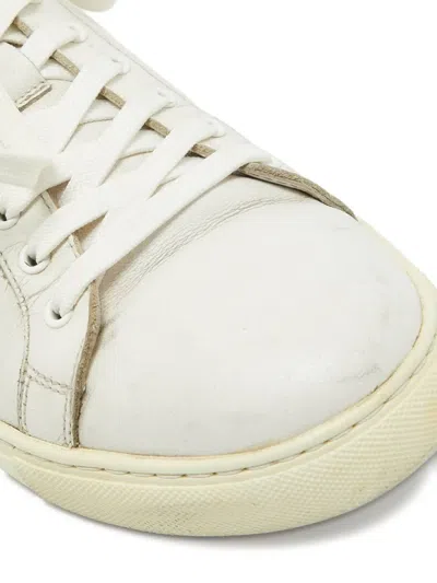 Pre-owned Sophia Webster Bibi Butterfly Embellished Leather Sneakers