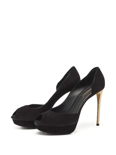 Pre-owned Louis Vuitton 110mm Suede Pumps