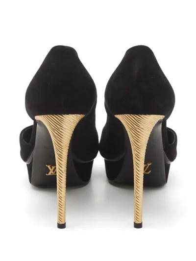 Pre-owned Louis Vuitton 110mm Suede Pumps