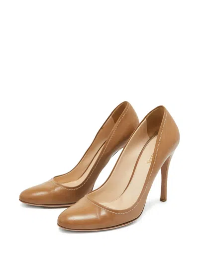 Pre-owned Prada 105mm Leather Pumps