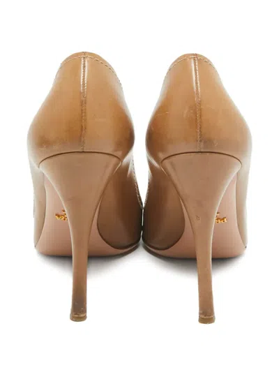 Pre-owned Prada 105mm Leather Pumps