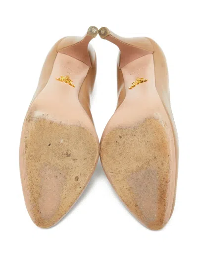 Pre-owned Prada 105mm Leather Pumps