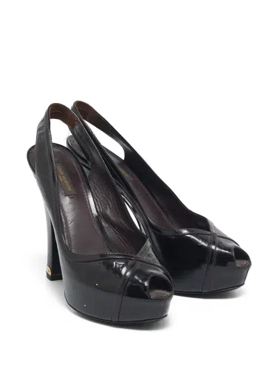 Pre-owned Louis Vuitton 125mm Leather Heeled Pumps