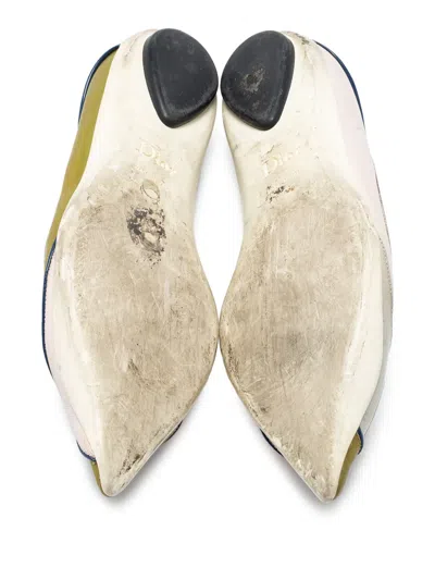 Pre-owned Dior Colour-block Ballet Flats