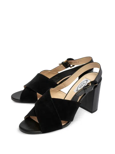 Pre-owned Tod's Vintage  90mm Slingback Sandals