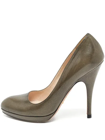 Pre-owned Prada 125mm Leather Pumps