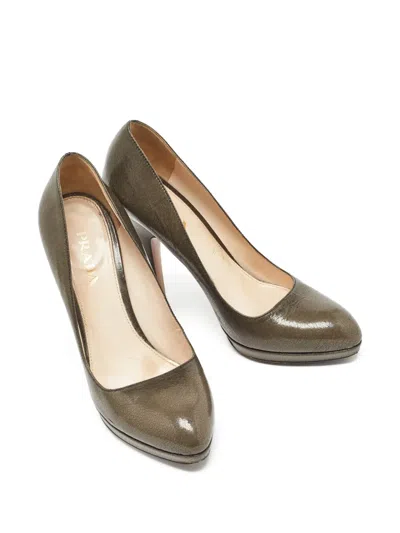Pre-owned Prada 125mm Leather Pumps
