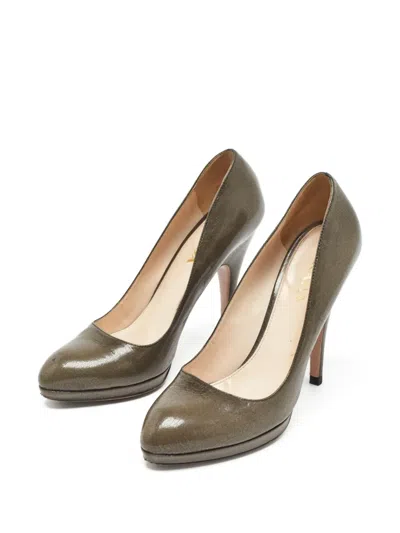 Pre-owned Prada 125mm Leather Pumps