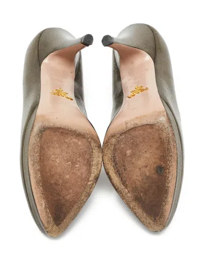 Pre-owned Prada 125mm Leather Pumps