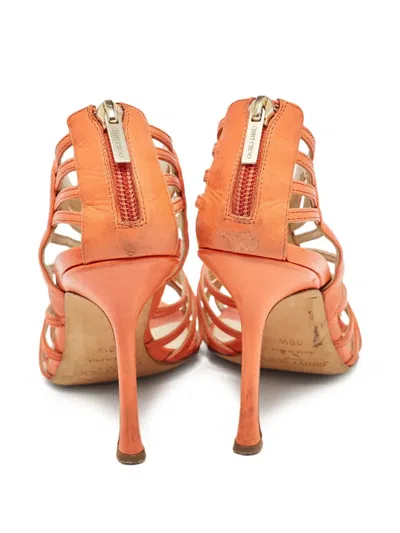 Pre-owned Jimmy Choo 120mm Leather Heeled Sandals