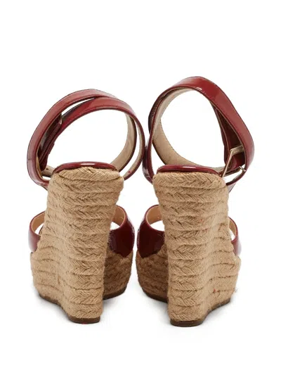 Pre-owned Jimmy Choo 120mm Phoenix Espadrilles