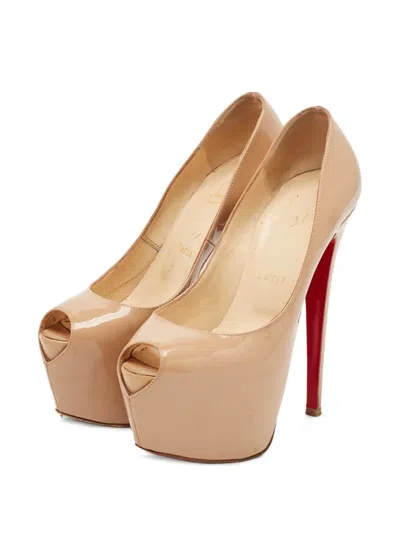 Pre-owned Christian Louboutin 160mm Leather Pumps