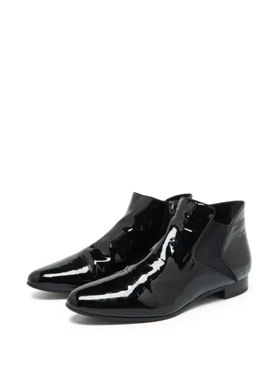 Pre-owned Miu Miu Patent-finish Ankle Boots
