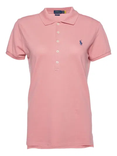 Pre-owned Polo Ralph Lauren Vintage Stretch-cotton Polo Shirt