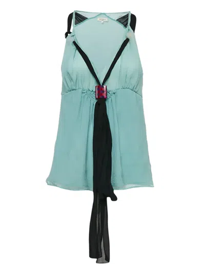 Pre-owned Etro Drape-detailed Top