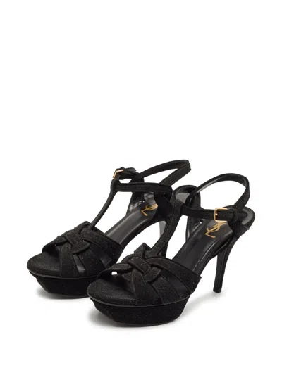 Pre-owned Saint Laurent 110mm Tribute Sandals