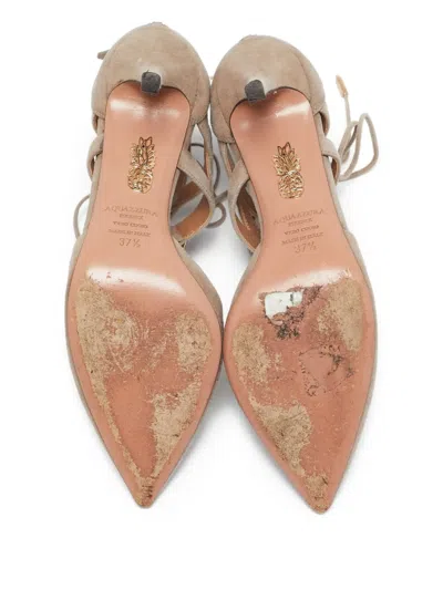 Pre-owned Aquazzura 105mm Belgravia Pumps