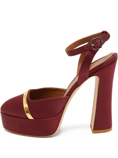 Pre-owned Malone Souliers  100mm Platform Sandals