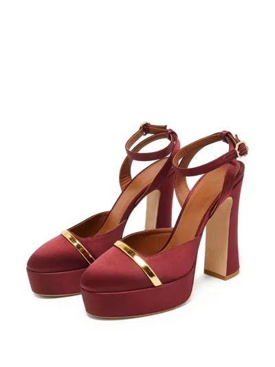 Pre-owned Malone Souliers  100mm Platform Sandals