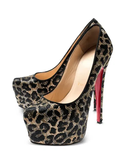 Pre-owned Christian Louboutin 155mm Daffodile Pumps