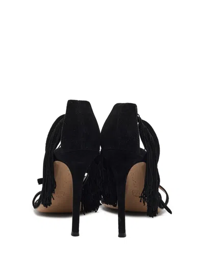 Pre-owned Gianvito Rossi  110mm Olivia Fringed Sandals