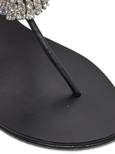 Pre-owned Giuseppe Zanotti Vintage  Crystal-embellished Flat Sandals
