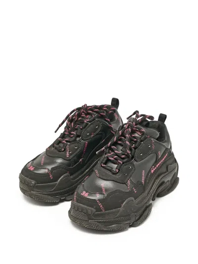 Pre-owned Balenciaga Chunky Sole Logo-print Sneakers