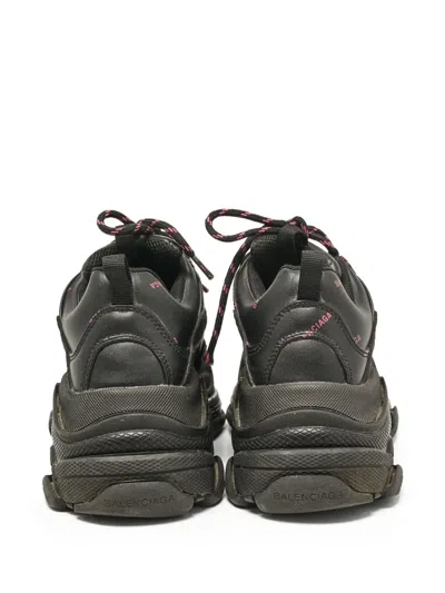 Pre-owned Balenciaga Chunky Sole Logo-print Sneakers
