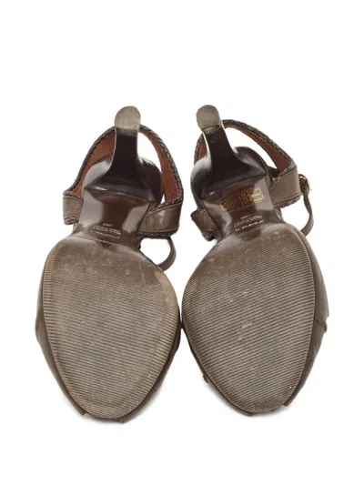 Pre-owned Fendi 90mm Leather Sandals