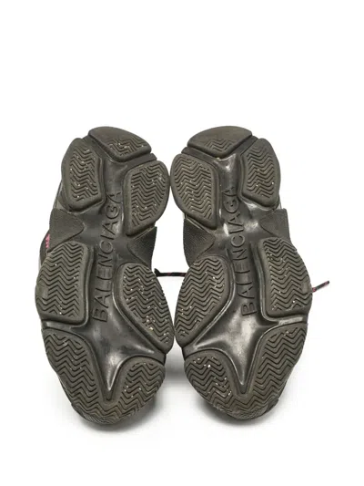Pre-owned Balenciaga Chunky Sole Logo-print Sneakers