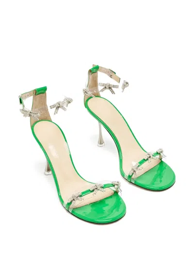 Pre-owned Mach&mach  90mm Embellished Sandals