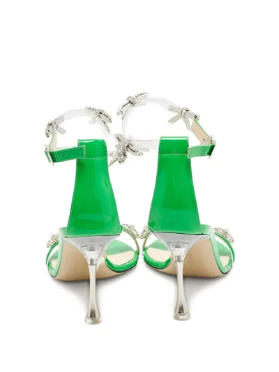 Pre-owned Mach&mach  90mm Embellished Sandals
