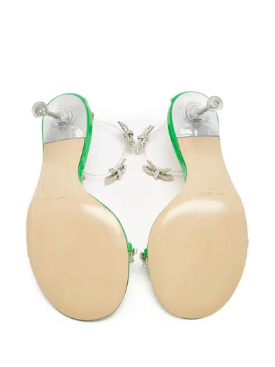 Pre-owned Mach&mach  90mm Embellished Sandals